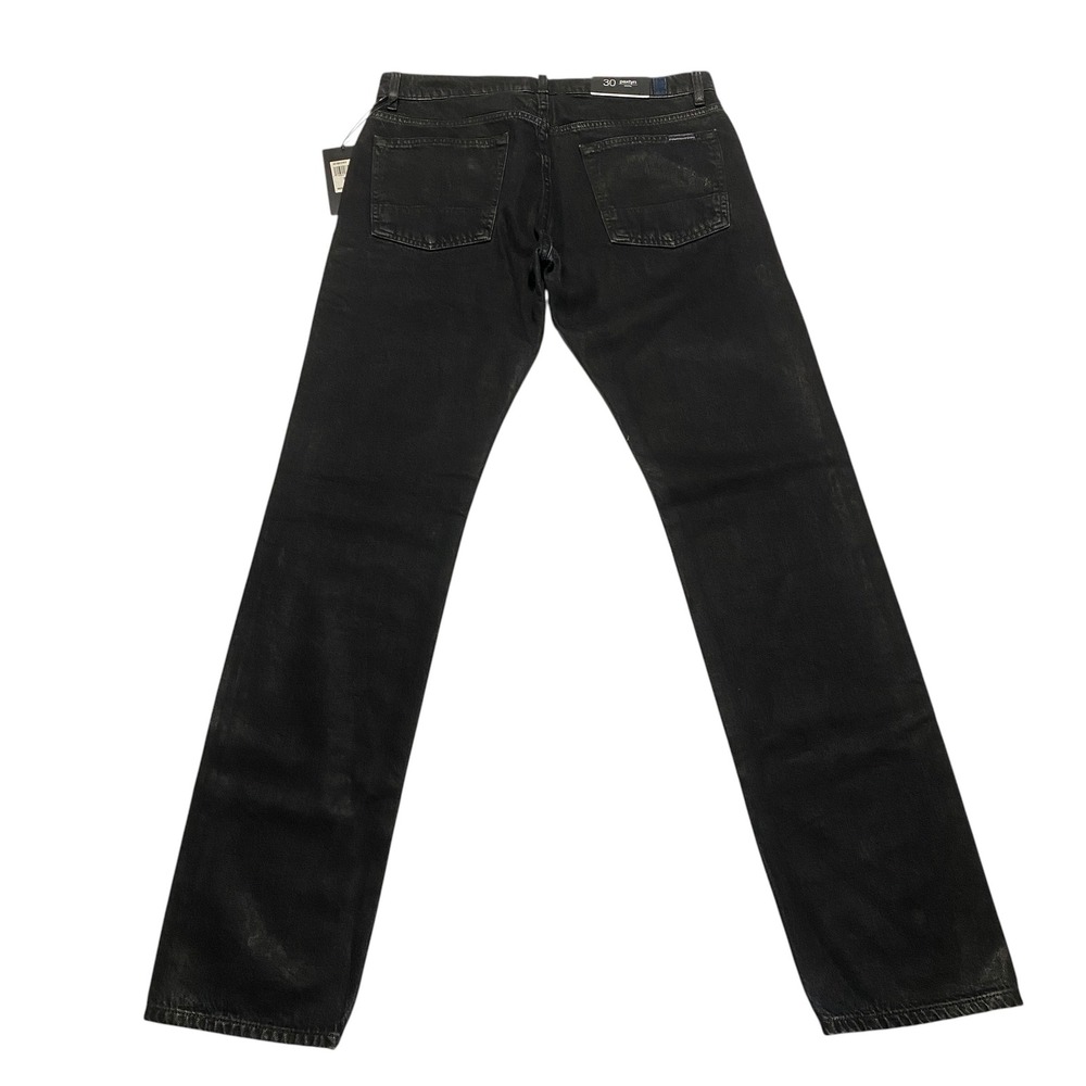 7 For All Mankind Paxtyn Skinny Jeans Mens Black Denim Size 30 NWT - Picture 10 of 10